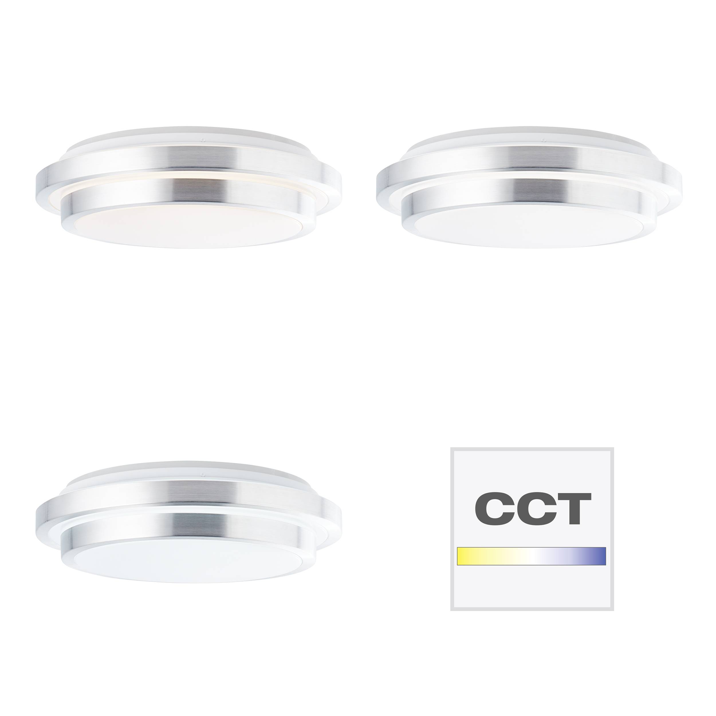 Brilliant G97041/58 Vilma LED-Deckenleuchte LED 24W Weiß, Silber