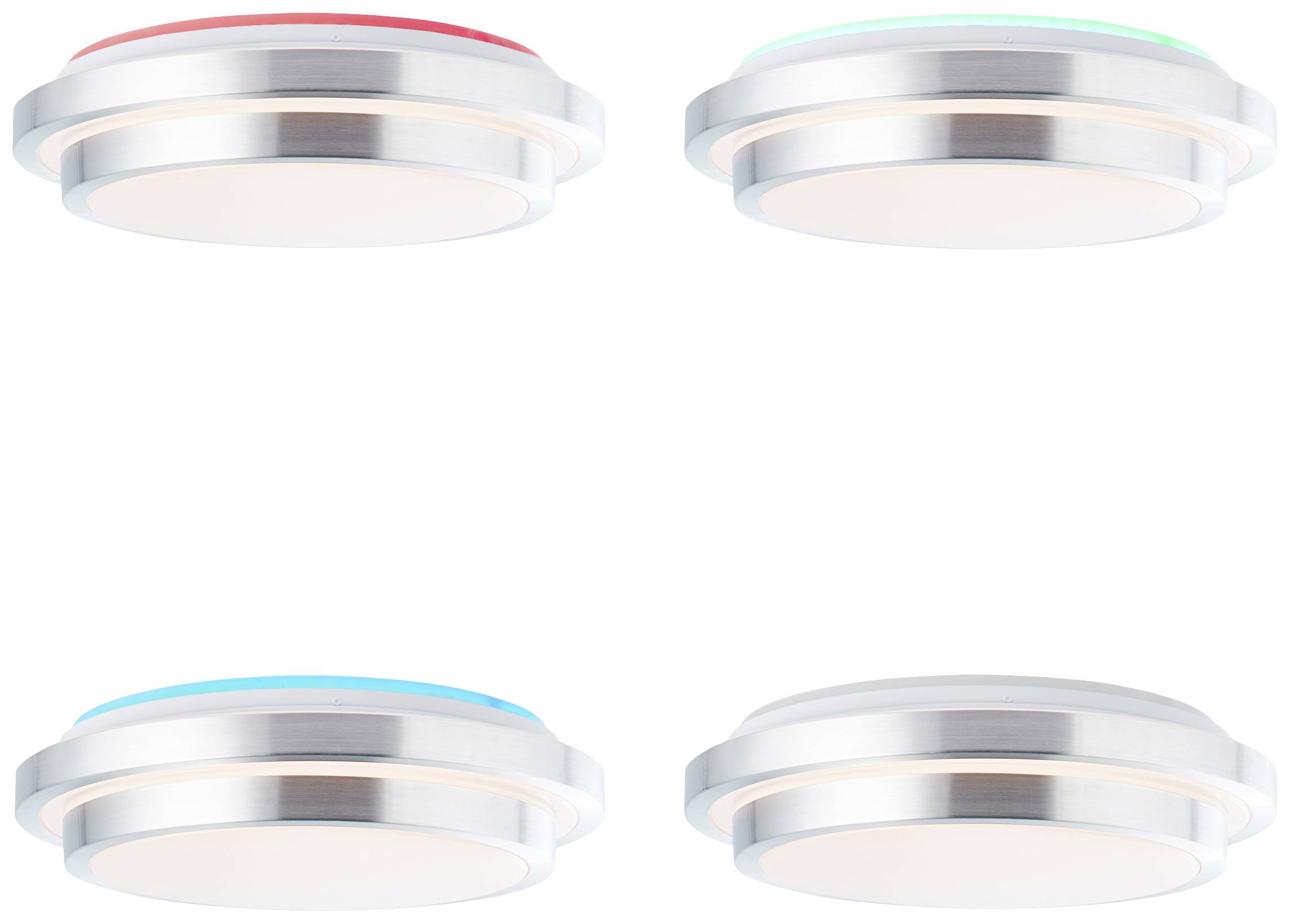 Brilliant G97041/58 Vilma LED-Deckenleuchte LED 24W Weiß, Silber