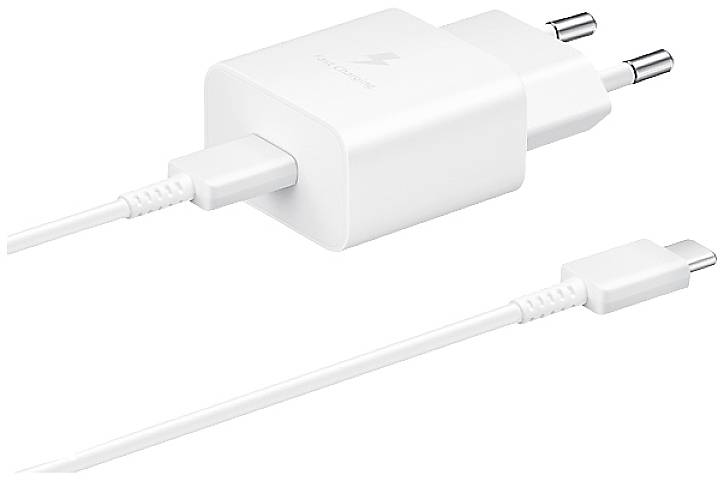 Samsung EP-T1510XWEGEU USB Ladegerät 15W 1x USB-C® Weiß Schnellladegerät