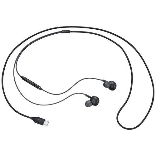 Samsung EO-IC100BBEGEU In Ear Kopfhörer kabelgebunden Stereo Schwarz Lautstärkeregelung, Mikrofon-Stummschaltung