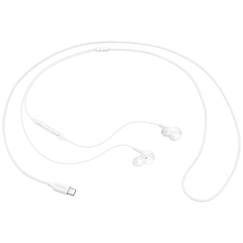 Samsung EO-IC100BWEGEU In Ear Kopfhörer kabelgebunden Stereo Weiß Lautstärkeregelung, Mikrofon-Stu