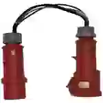 Metrel A 1390 Messadapter CEE-Kupplung 32 A 5polig - CEE-Stecker 32 A 5polig Metrel A 1390 Messadapter CEE-Kupplung 32 A 5polig - CEE-Stecker 32 A 5polig