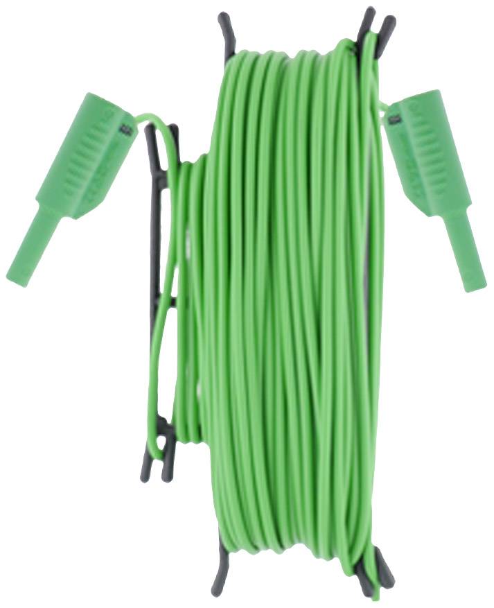 Metrel A 1608 Sicherheits-Messleitung Bananenstecker 4 mm Bananenstecker 4 mm 20 m Grün 1 St.