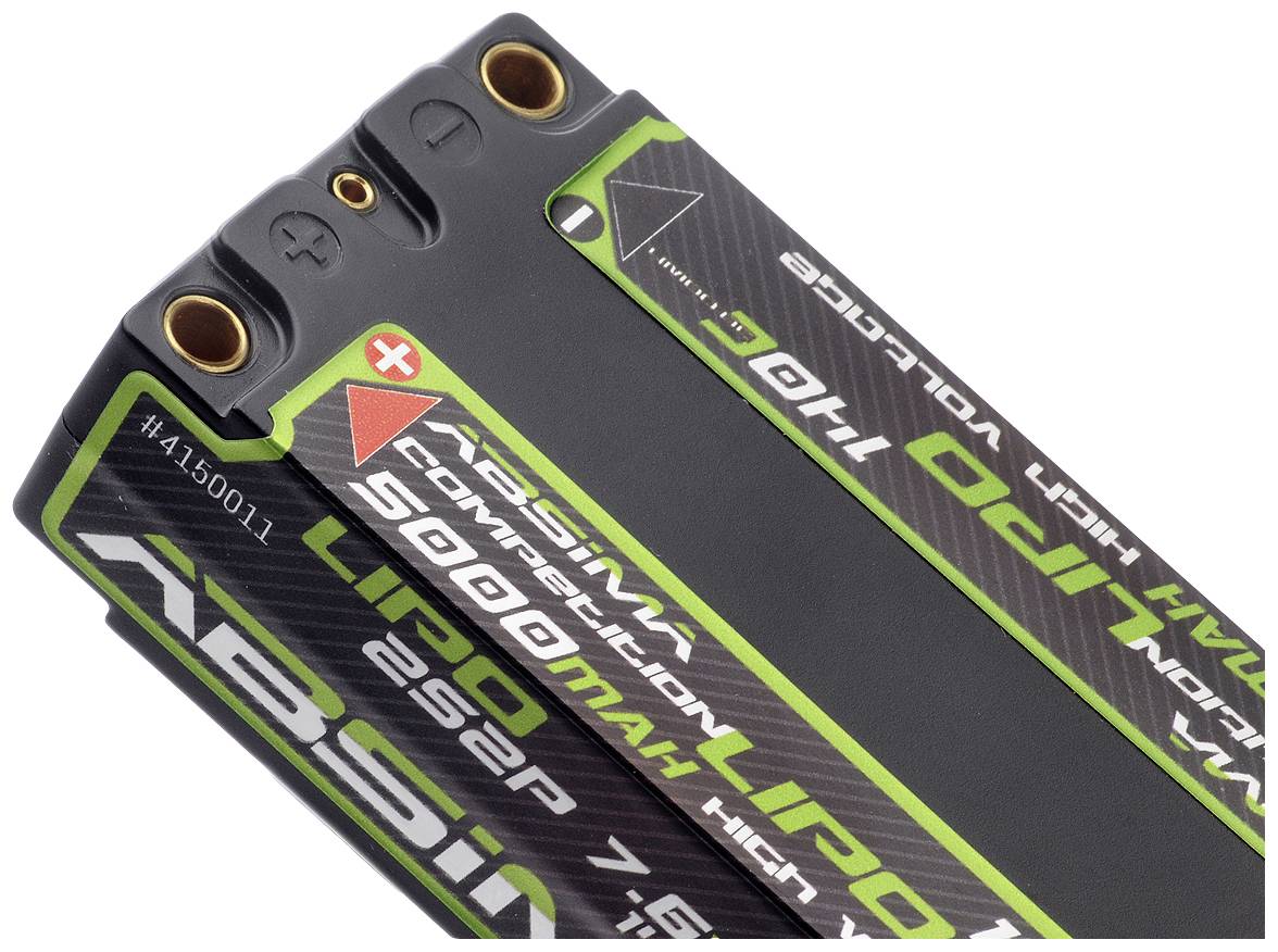 Absima Modellbau-Akkupack (LiPo) 7.6 V 5000 mAh Zellen-Zahl: 2 140 C Hardcase 5 mm, T-Buchse