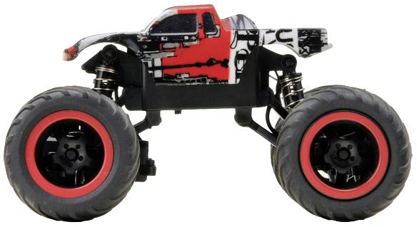 Absima Big Foot Weiß 1:32 RC Modellauto Elektro Monstertruck Heckantrieb (2WD) RtR 2,4 GHz inkl. Ak