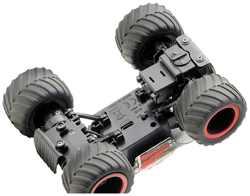 Absima Big Foot Weiß 1:32 RC Modellauto Elektro Monstertruck Heckantrieb (2WD) RtR 2,4 GHz inkl. Ak