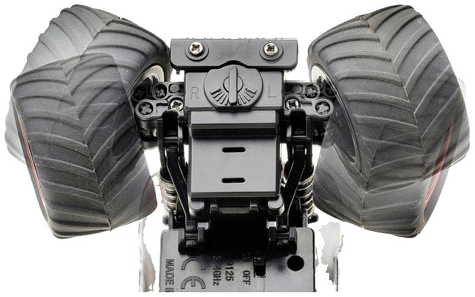 Absima Big Foot Weiß 1:32 RC Modellauto Elektro Monstertruck Heckantrieb (2WD) RtR 2,4 GHz inkl. Ak