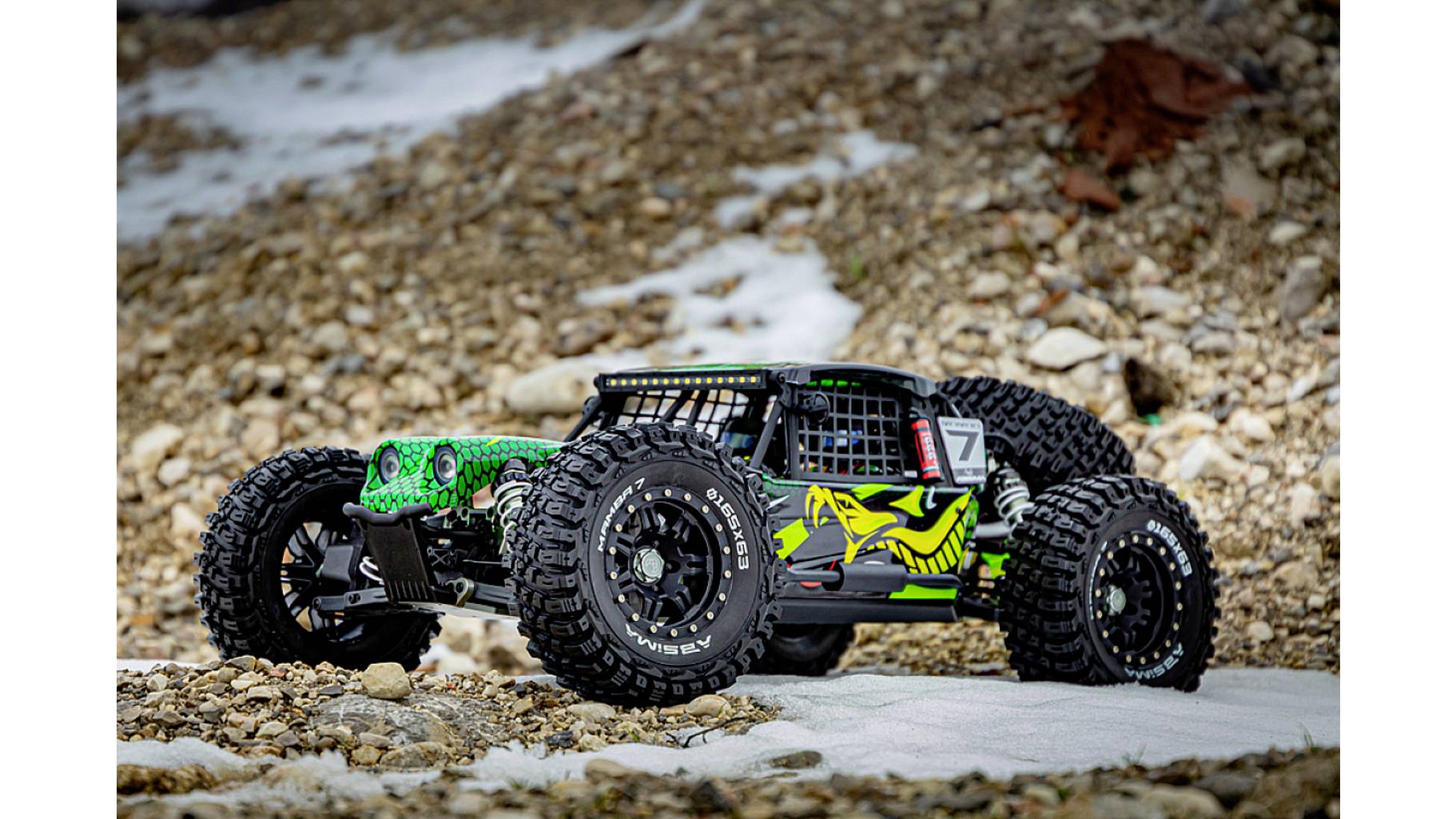 Absima Rc Absima Rock Racer MAMBA 7 Grün Brushless 1:7 RC Modellauto Elektro ...