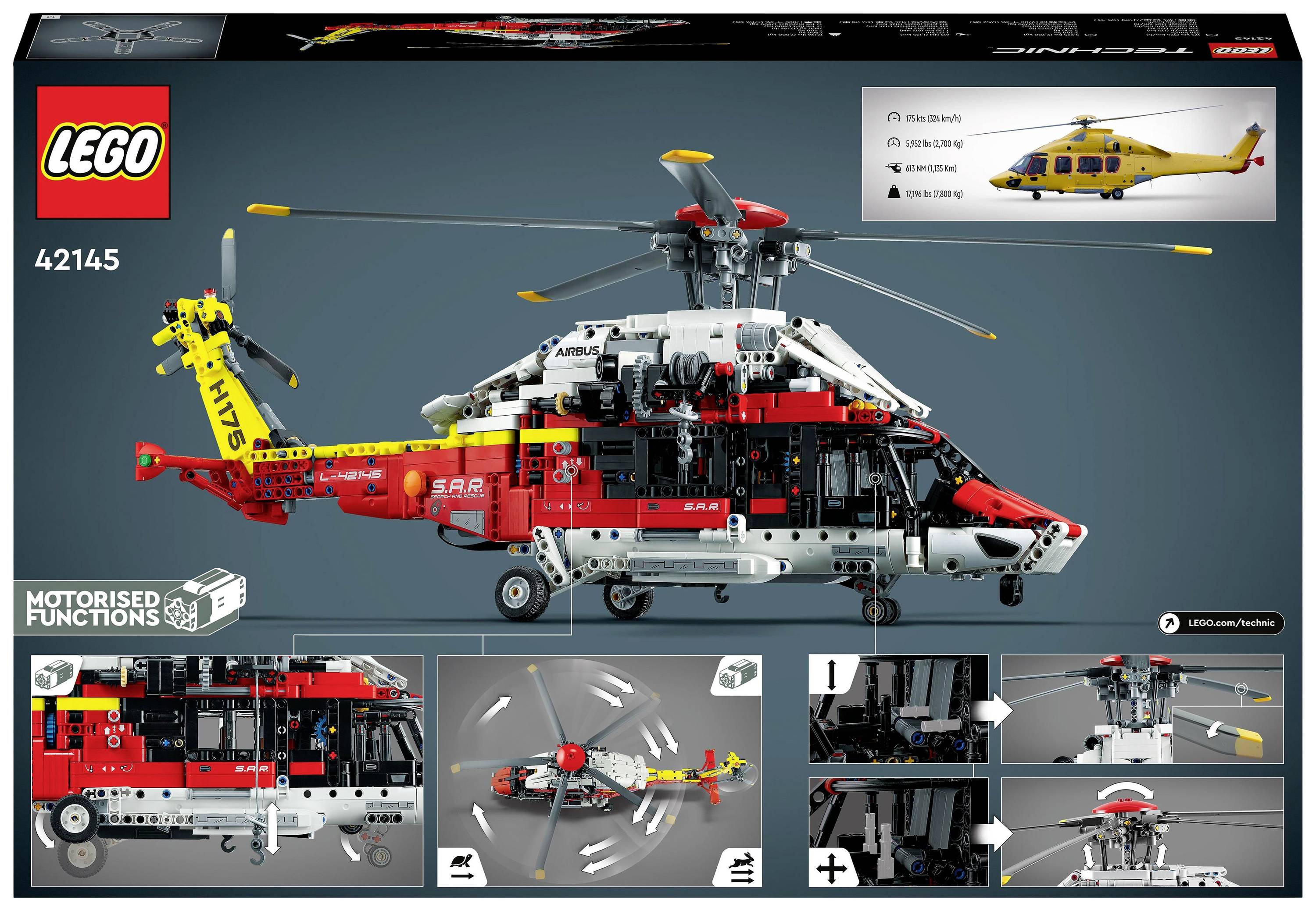 42145 LEGO® TECHNIC Airbus H175 Rettungshubschrauber