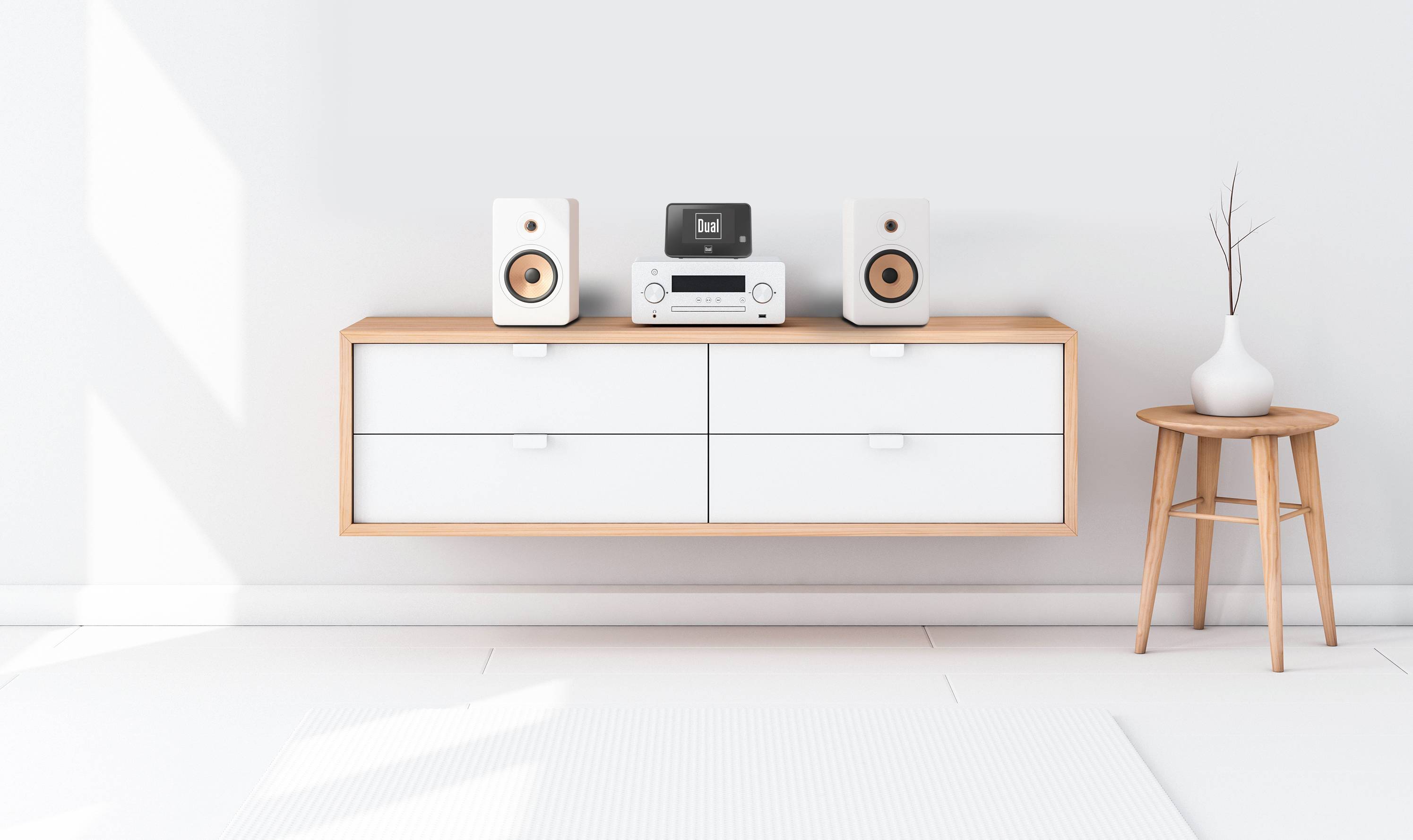 Dual CA 1 Internet Tischradio Internet, DAB+, UKW DAB+, UKW, Internetradio, AUX, WLAN, Bluetooth® Schwarz