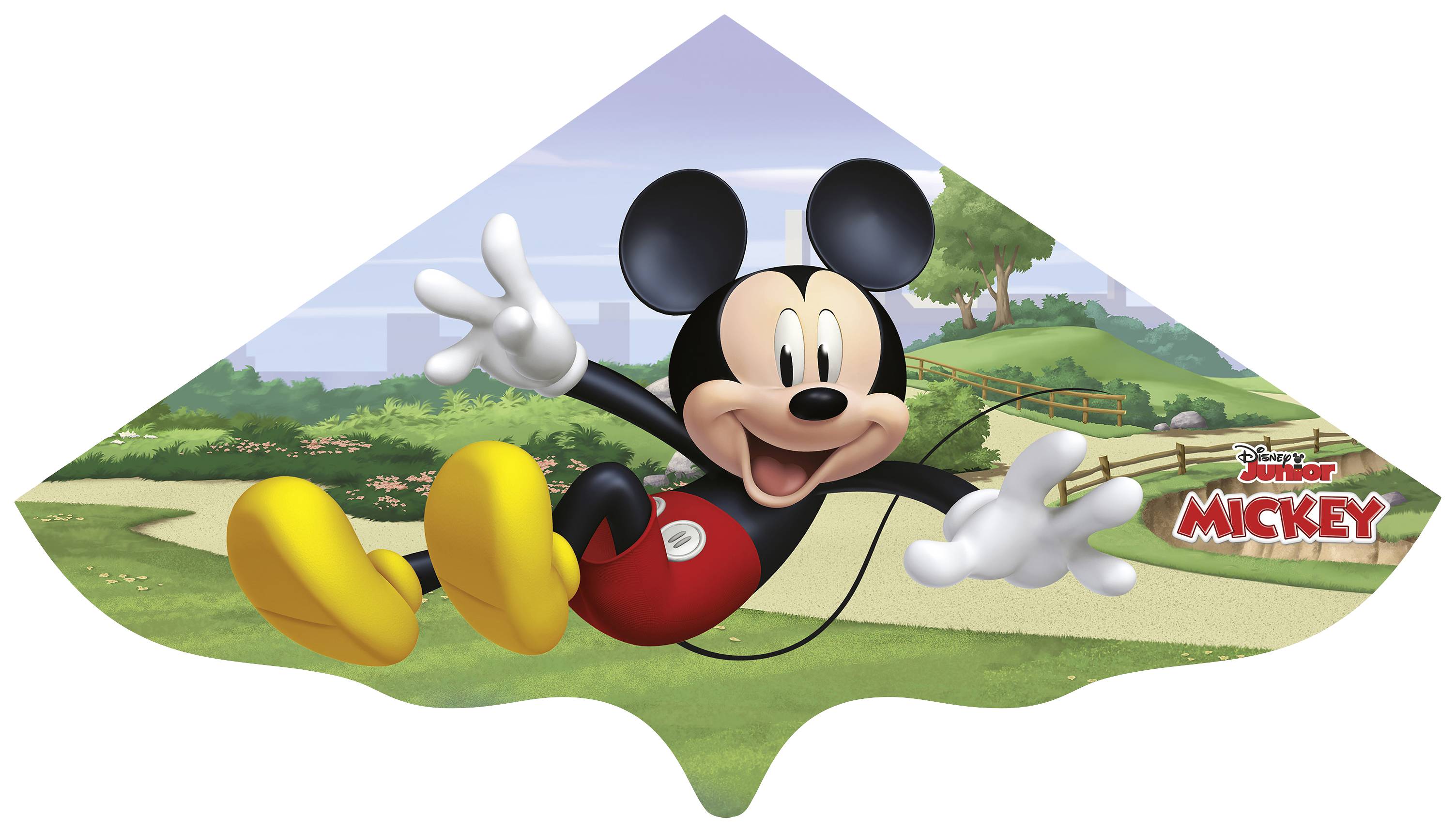 Günther Flugspiele Drachen Mickey Mouse Spannweite (Details) 1150 mm Windstärken-Eignung 5 - 8 bft