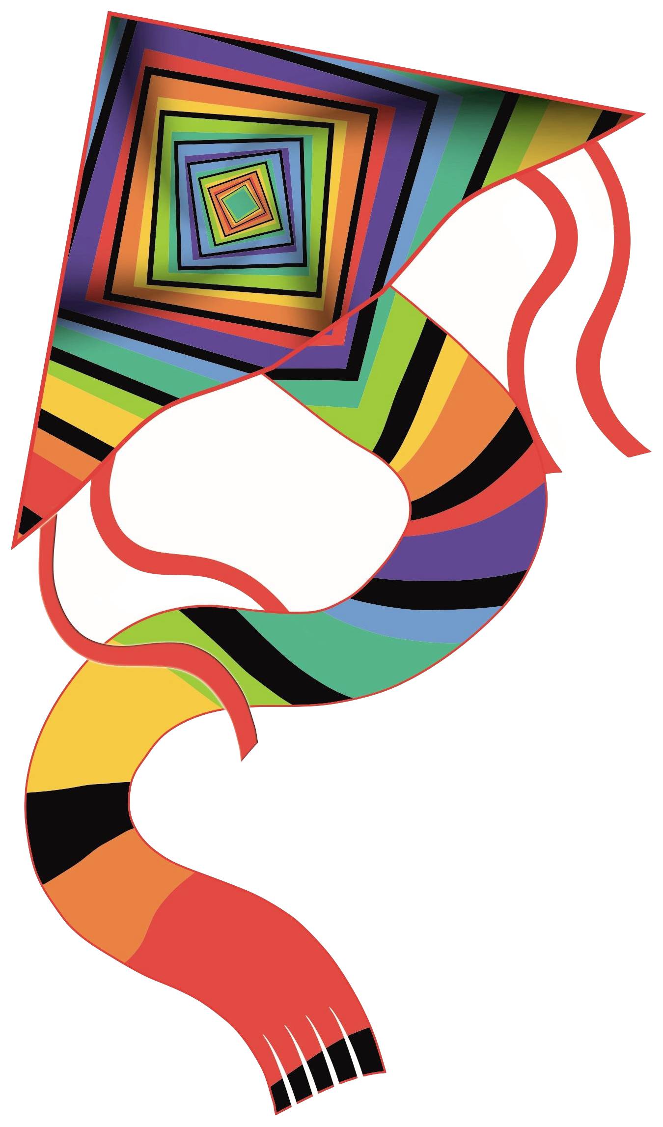 Günther Flugspiele Drachen Matrix Spannweite (Details) 480 mm Windstärken-Eignung 4 - 9 bft