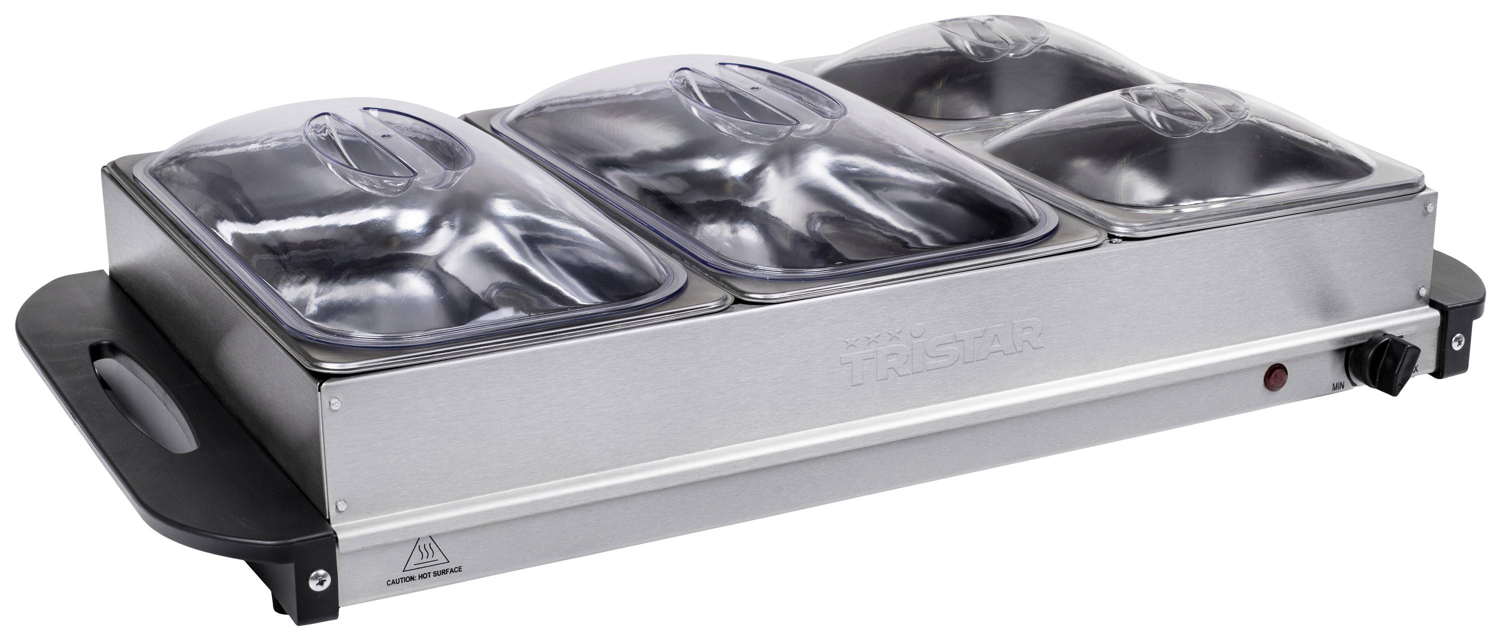 Tristar BP-6285 BP-6285 Buffet Servierer Edelstahl