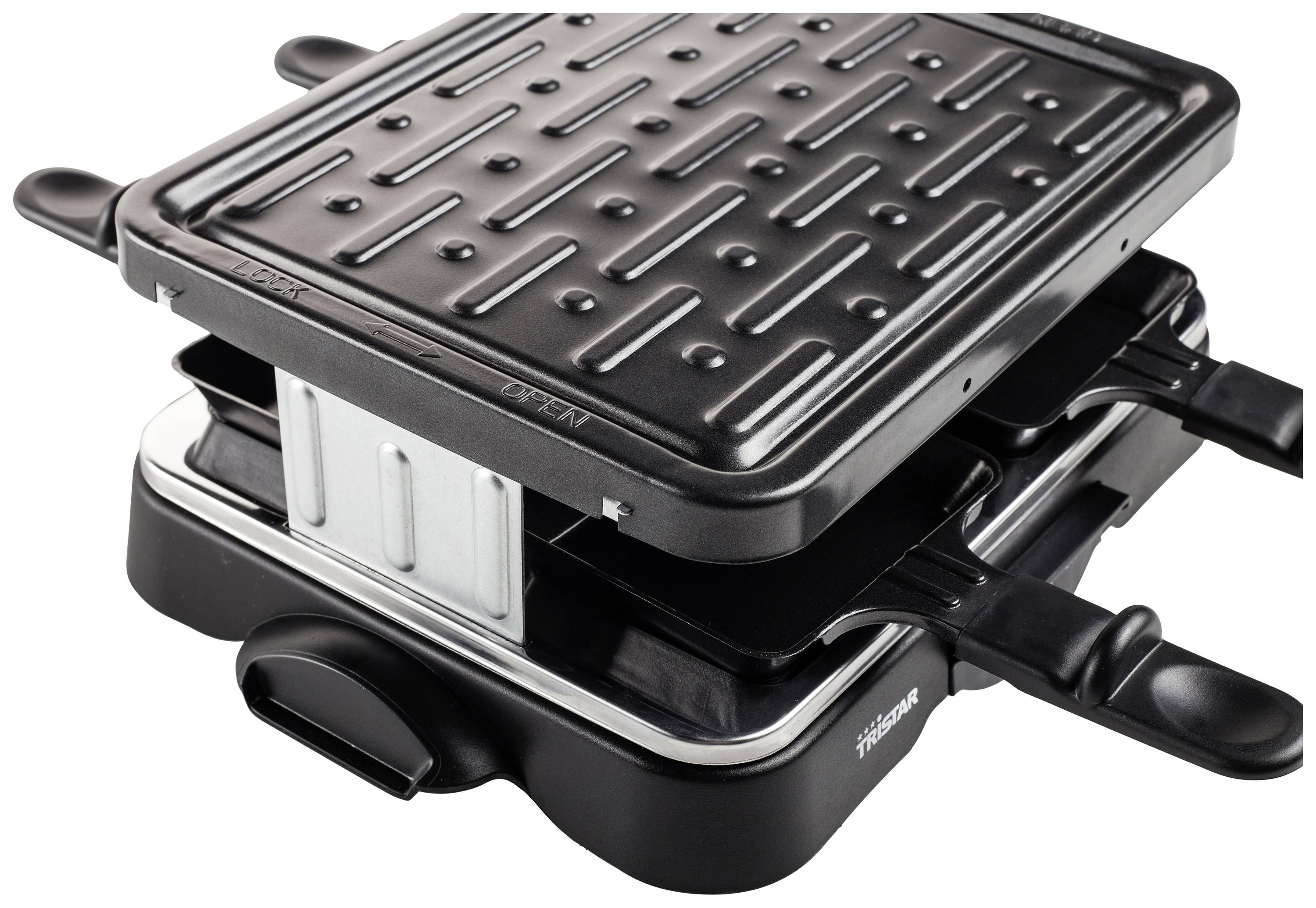 Tristar RA-2949 Raclette 4 Pfännchen Schwarz
