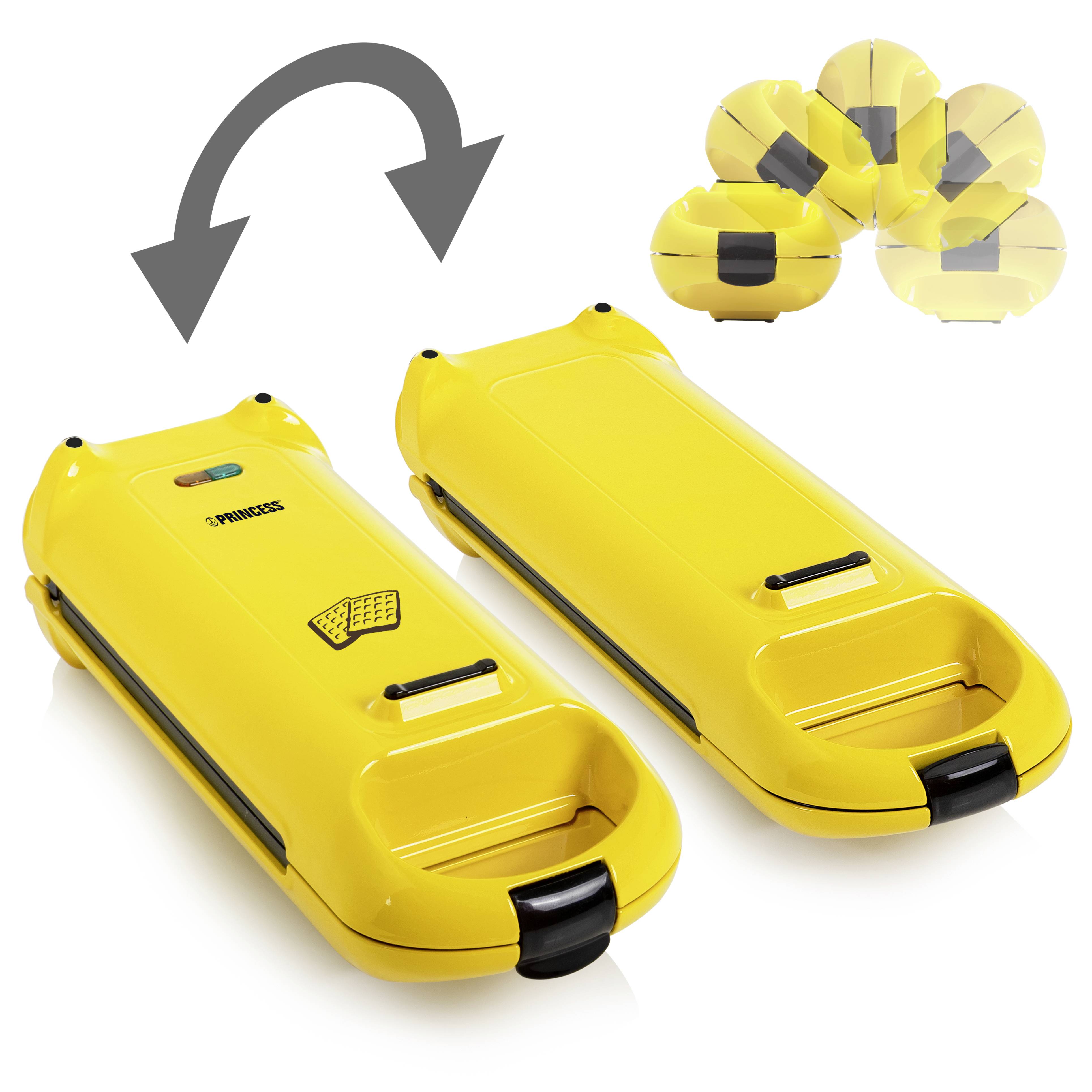 Princess 132406 Waffeleisen Gelb