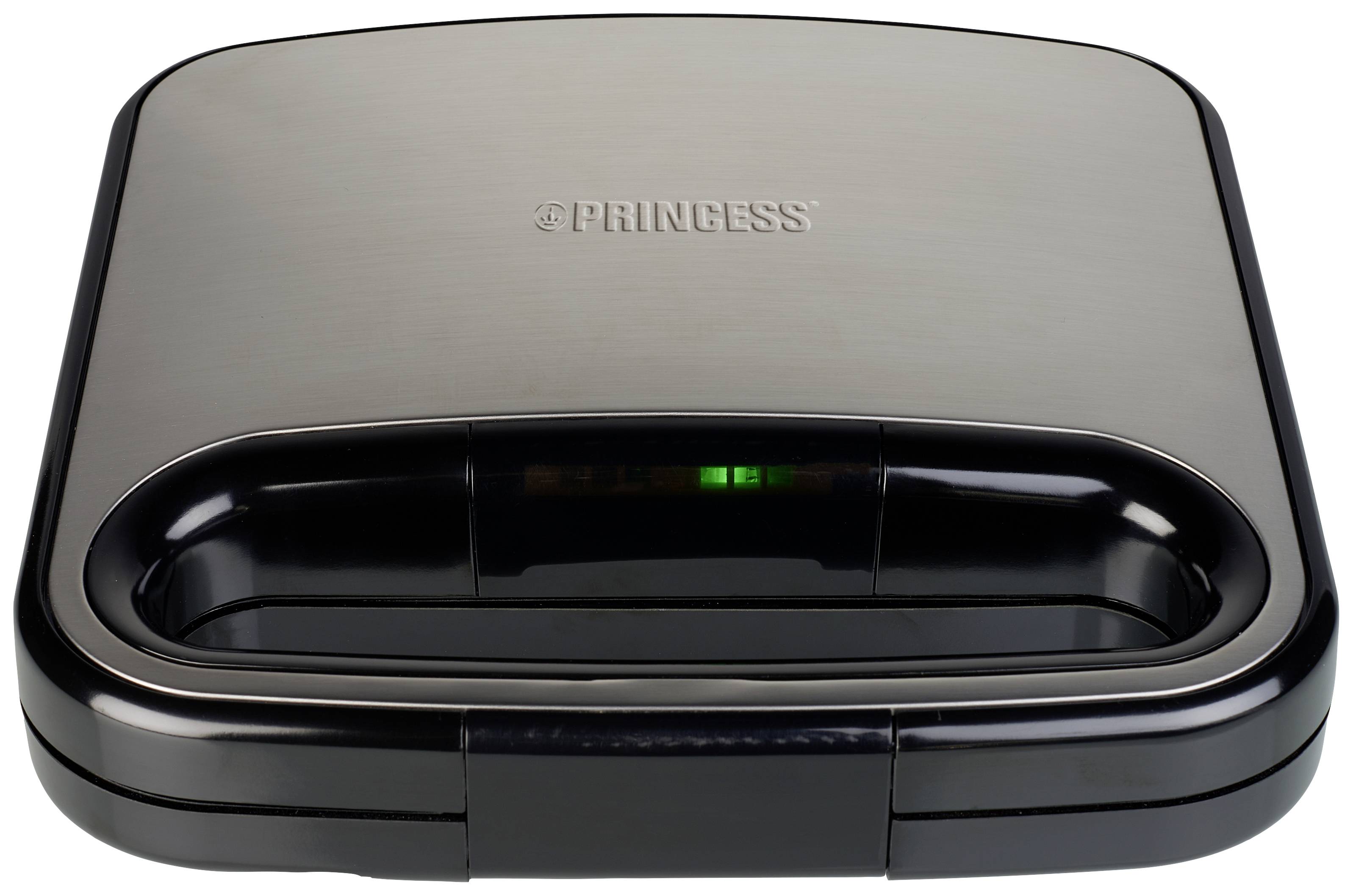Princess 127005 Sandwichmaker Grau (matt), Schwarz