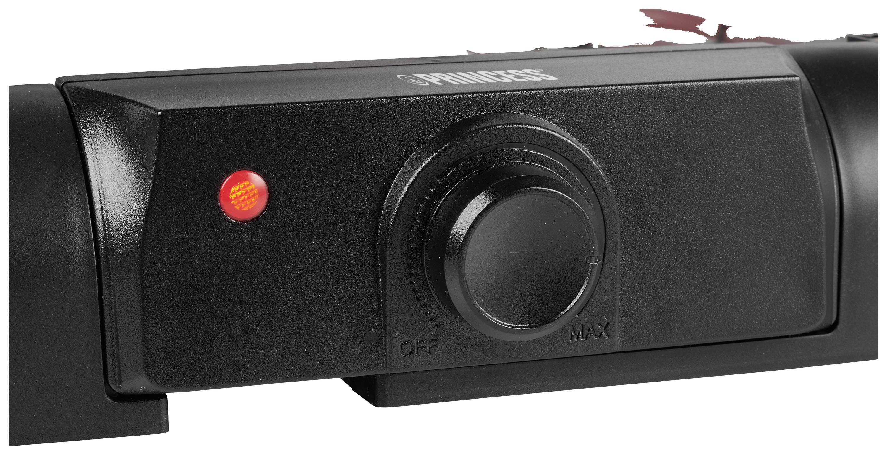 Princess 112250 Elektro Standgrill mit Standfuß Schwarz