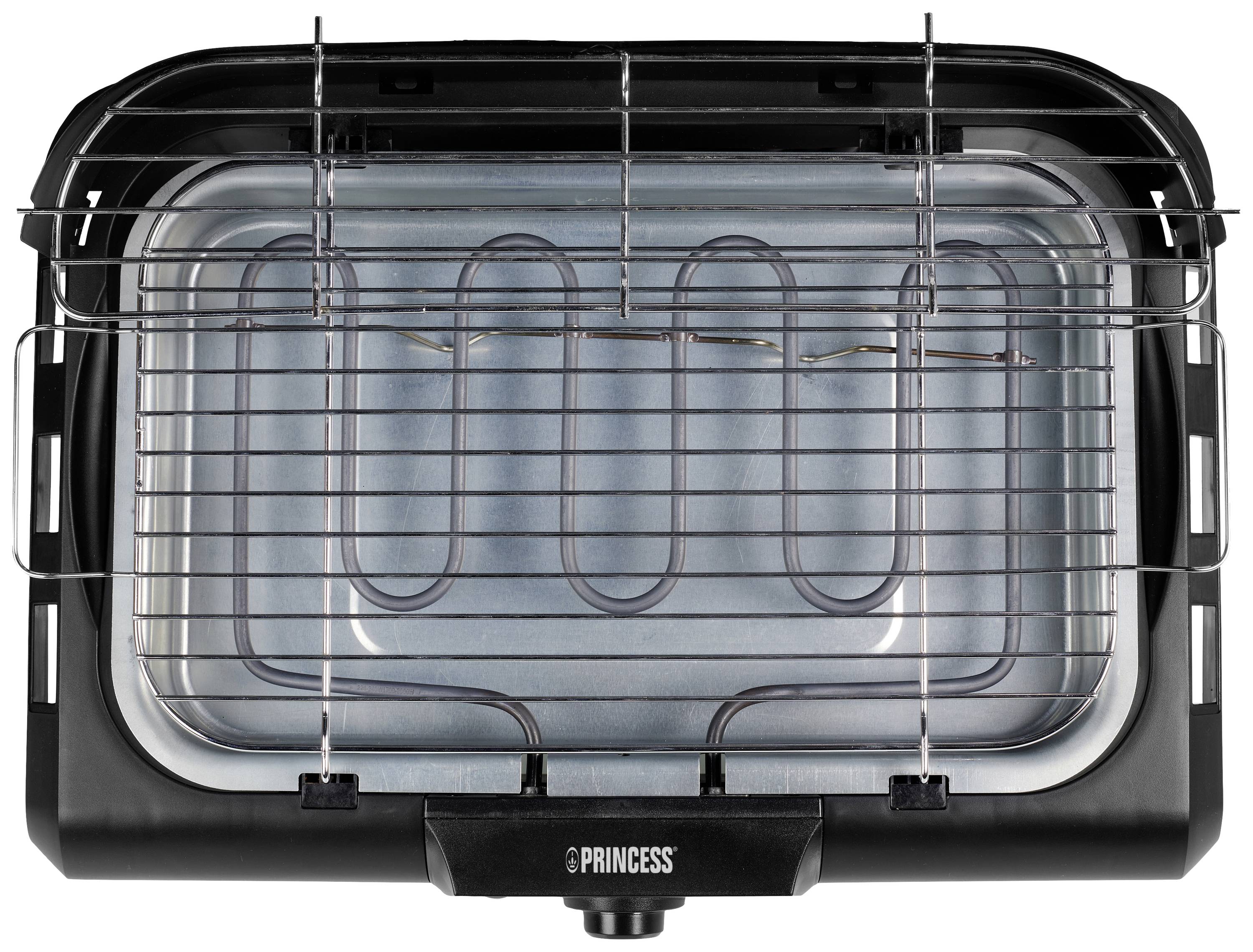 Princess 112250 Elektro Standgrill mit Standfuß Schwarz