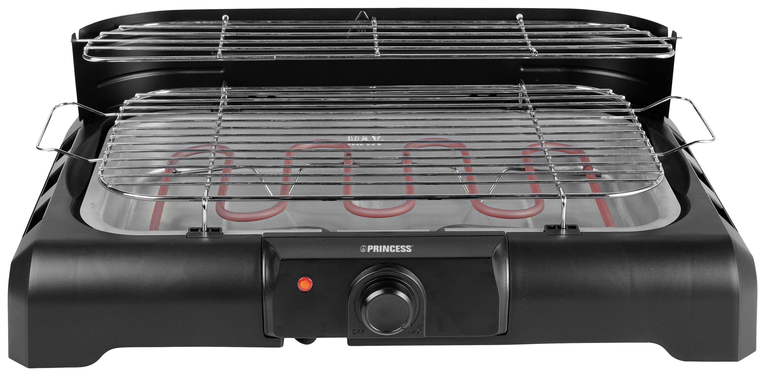 Princess 112250 Elektro Standgrill mit Standfuß Schwarz