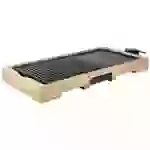 Tristar BP-2641 Elektro Tischgrill Bambus, Schwarz Tristar BP-2641 Elektro Tischgrill Bambus, Schwarz