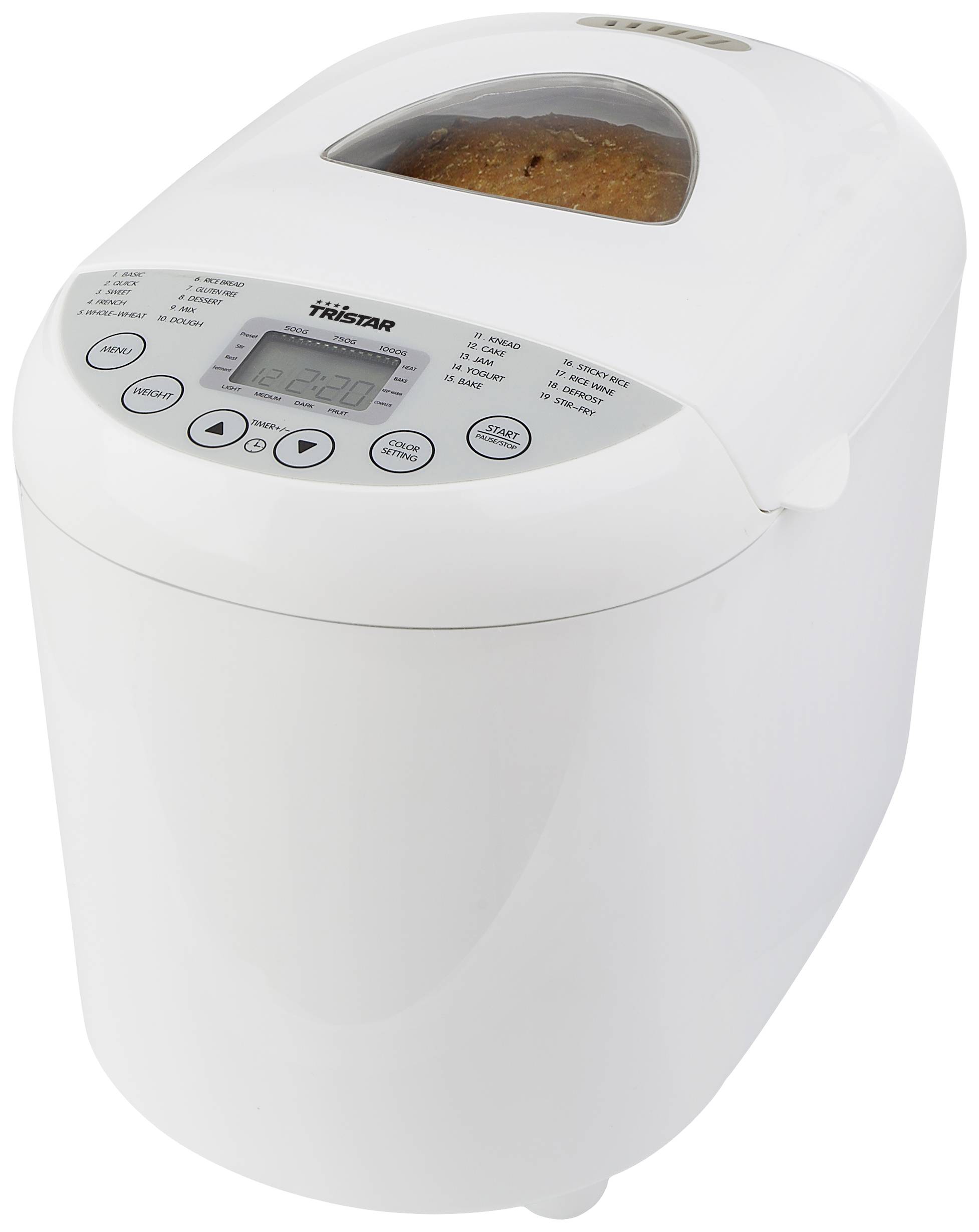 Tristar BM-4586 Brotbackautomat 1 kg Weiß
