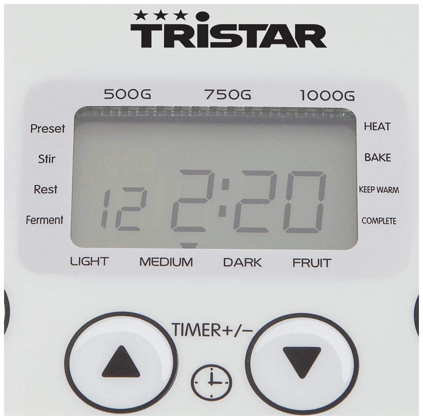 Tristar BM-4586 Brotbackautomat 1 kg Weiß