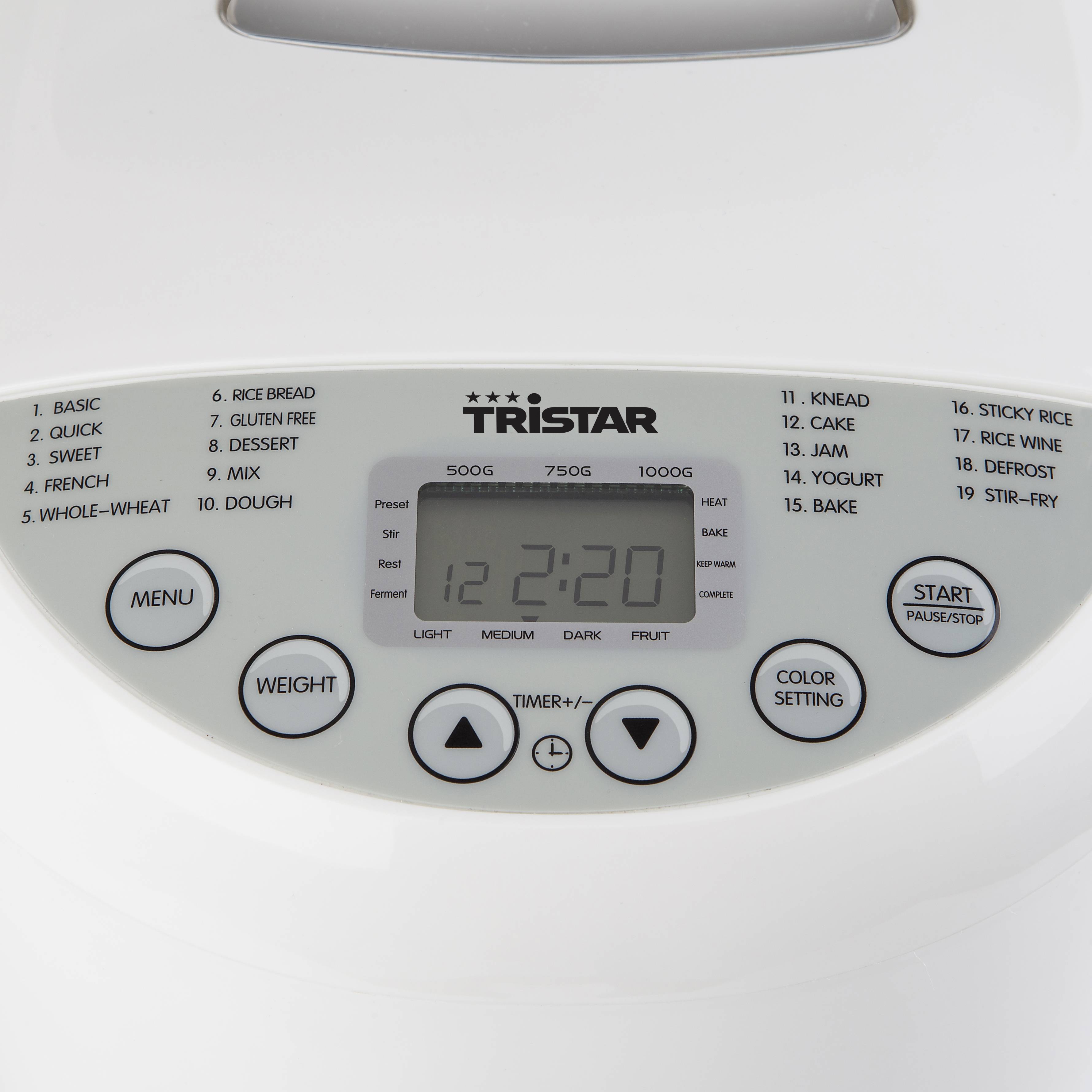 Tristar BM-4586 Brotbackautomat 1kg Weiß