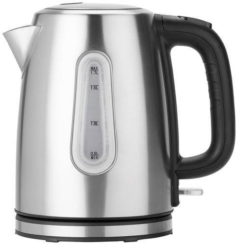 Tristar WK-3373 Wasserkocher schnurlos Edelstahl, Schwarz