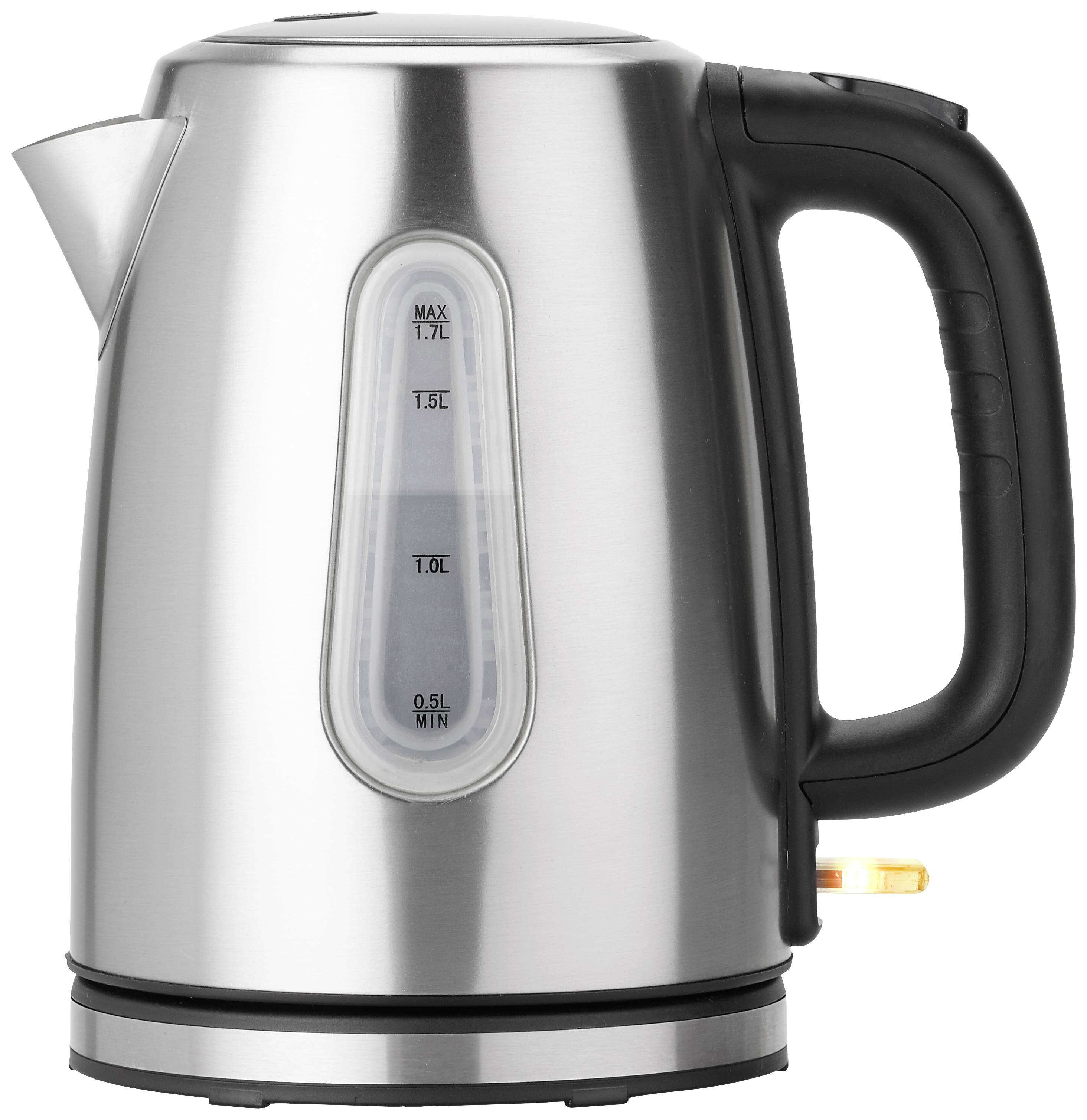 Tristar WK-3373 Wasserkocher Edelstahl, Schwarz Fassungsvermögen: 1.7 l