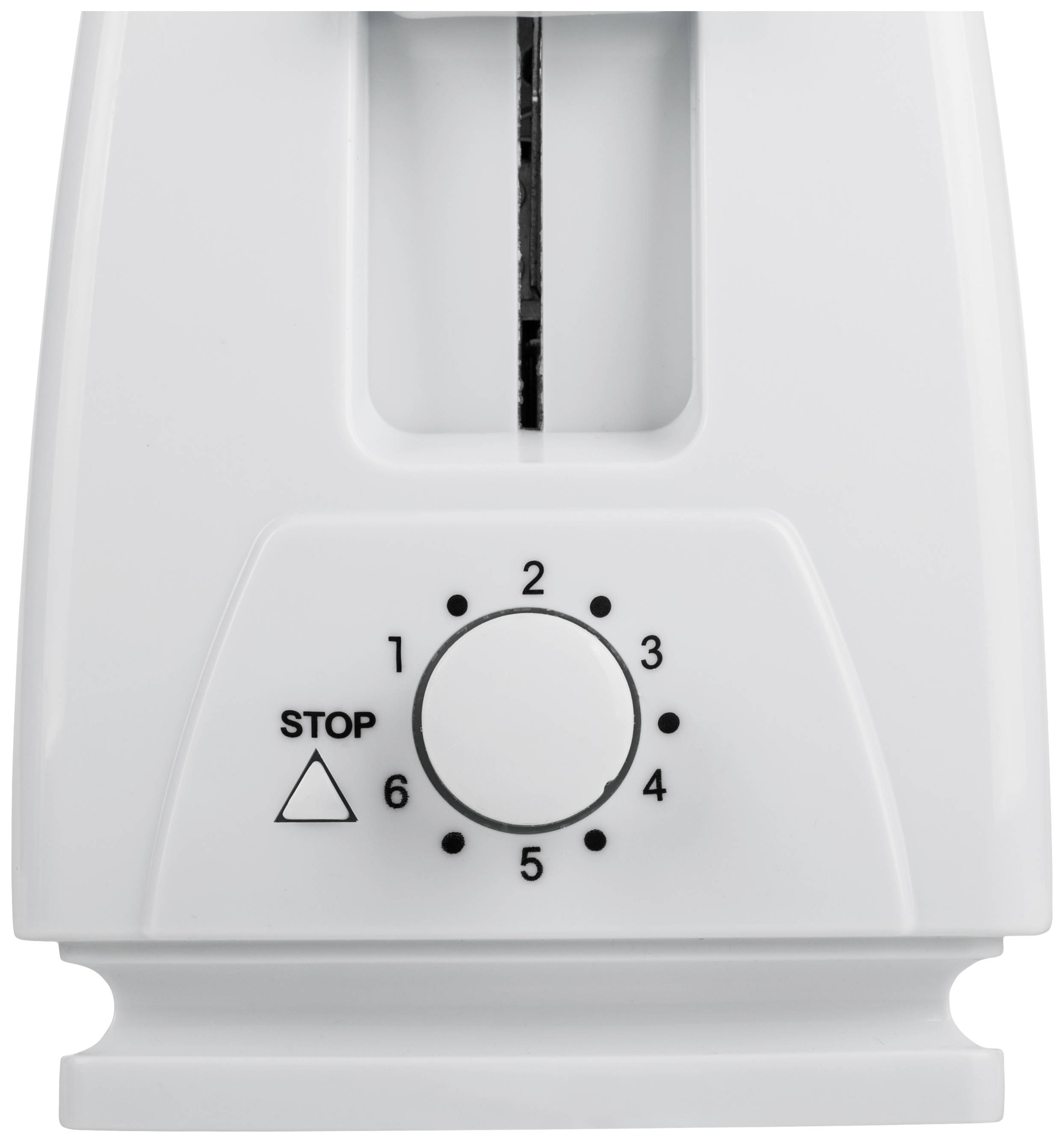 Tristar BR-1009 Toaster mit eingebautem Brötchenaufsatz Weiß