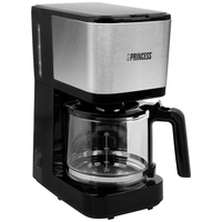 Princess 246031 Kaffeemaschine Schwarz, Silber Fassungsvermögen Tassen=12 Princess 246031 Kaffeemaschine Schwarz, Silber Fassungsvermögen Tassen=12