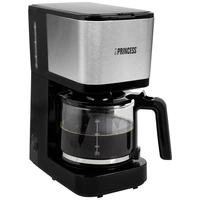 Princess 246031 Kaffeemaschine Schwarz, Silber Fassungsvermögen Tassen=12 Princess 246031 Kaffeemaschine Schwarz, Silber Fassungsvermögen Tassen=12