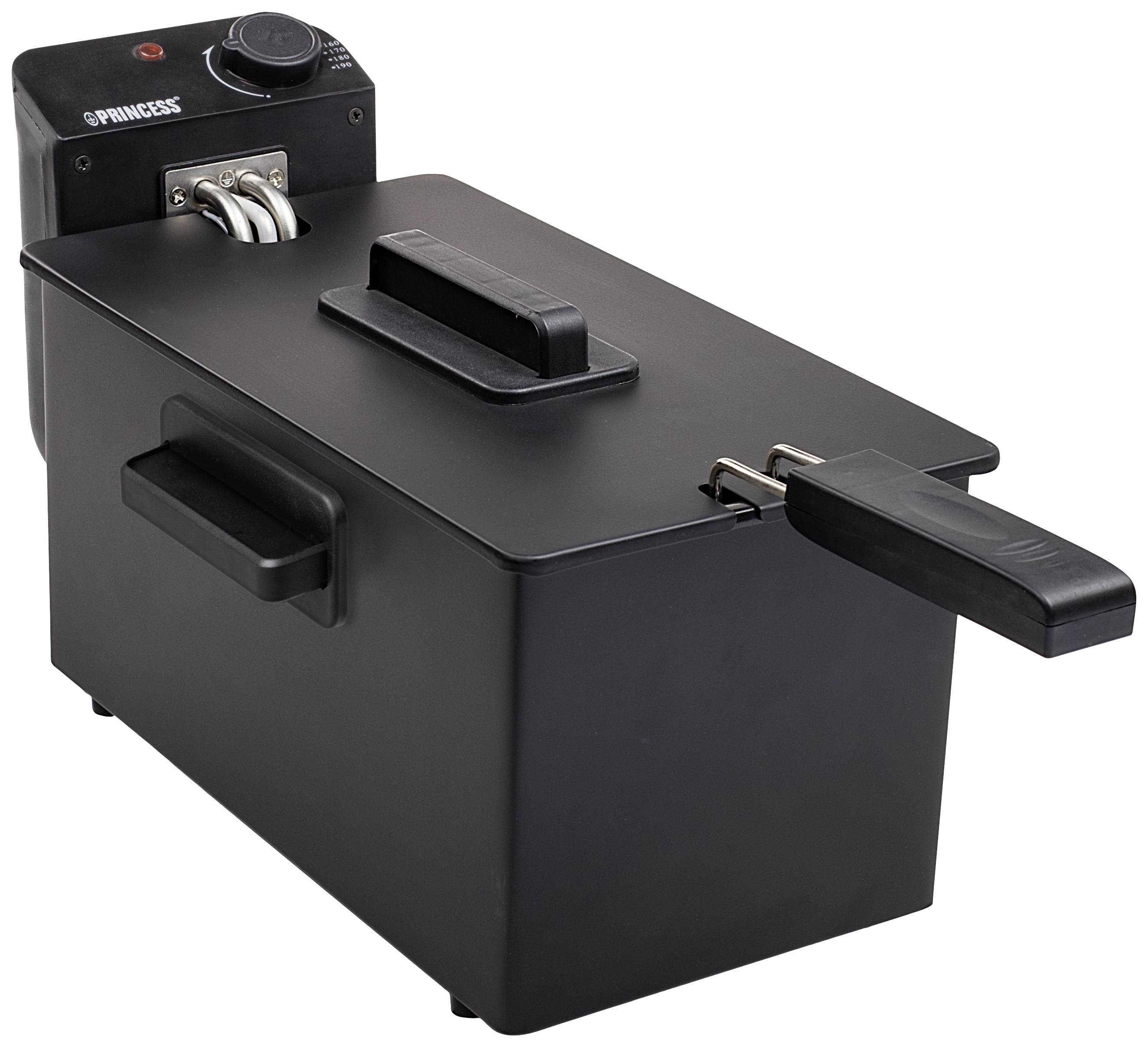Princess 182727 Kaltzonen Fritteuse 3l 2000W Schwarz