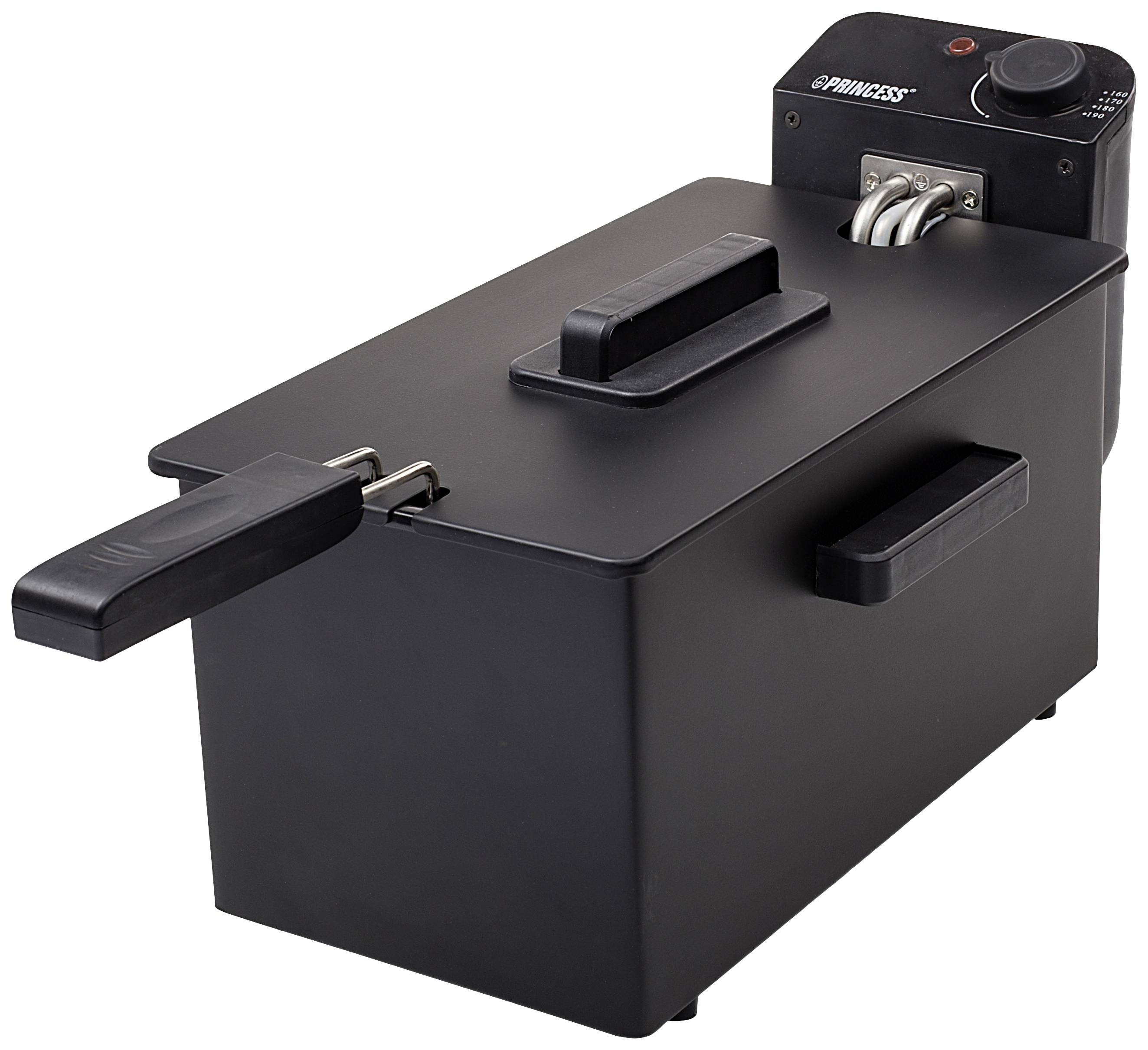 Princess 182727 Kaltzonen Fritteuse 3l 2000W Schwarz