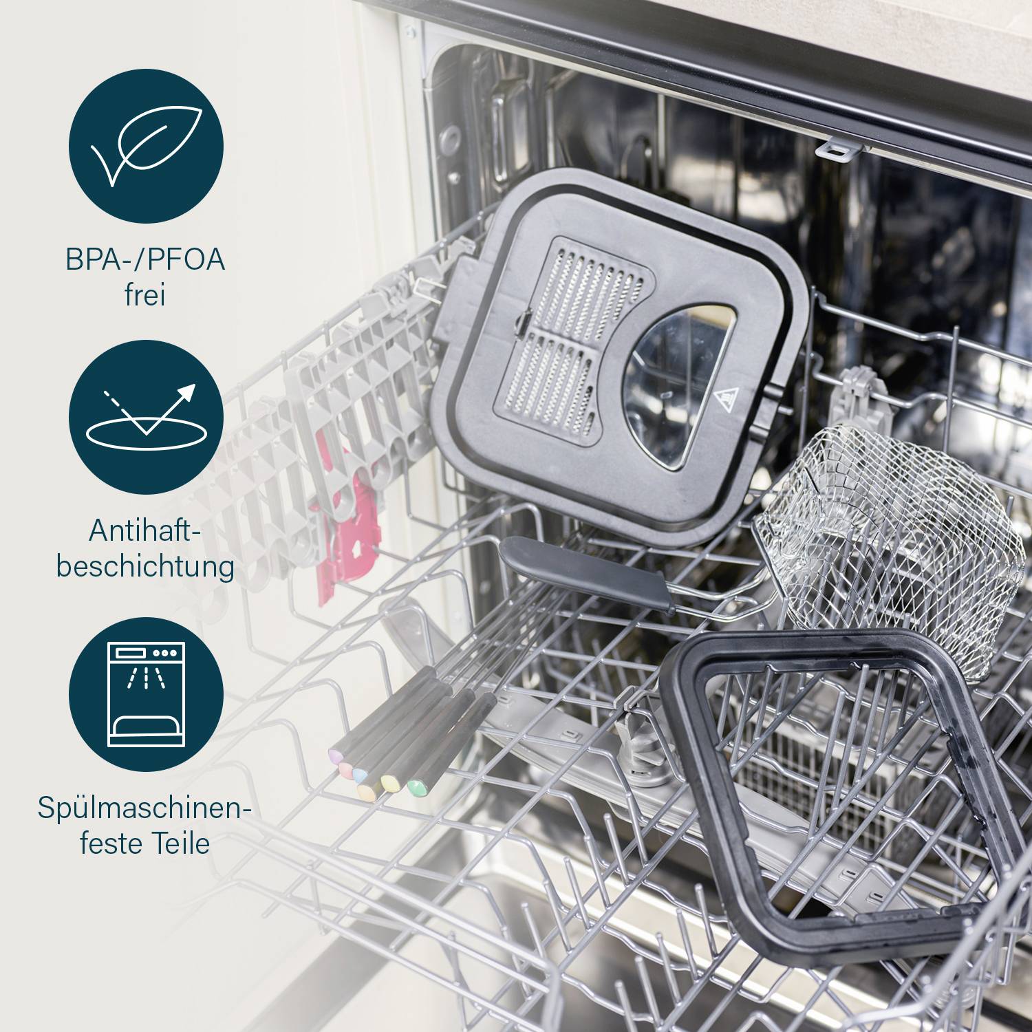 Princess 182611 Fritteuse 1.2l 840W 6 Fonduegabeln Edelstahl (gebürstet)