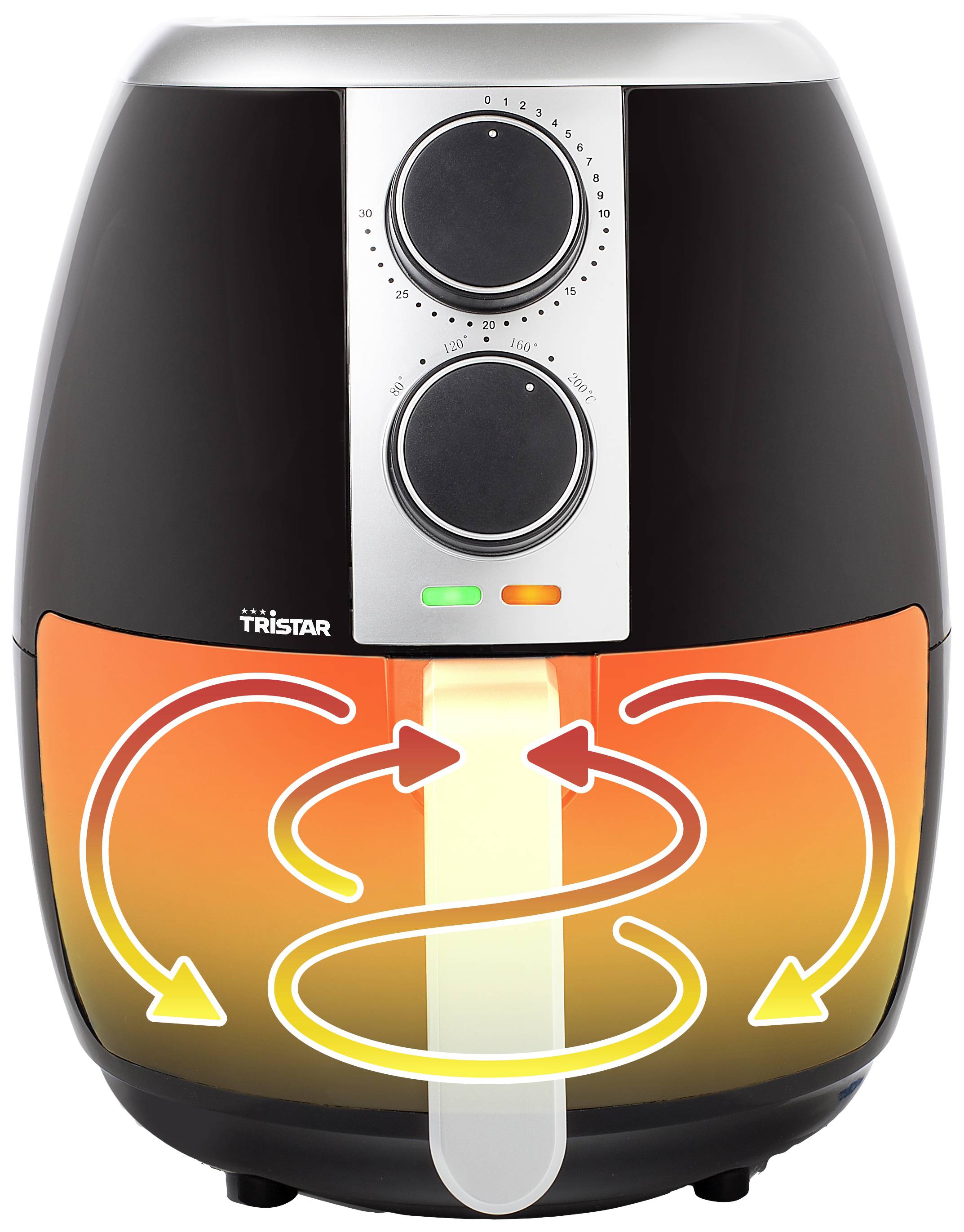 Tristar FR-6989 Heißluft-Fritteuse 3.5l 1500W Schwarz
