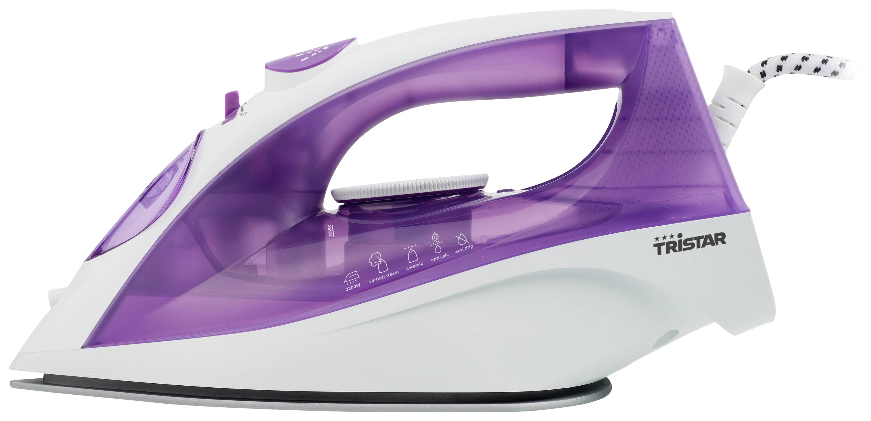 Tristar ST-8350 Dampfbügeleisen Violett, Weiß 2200W