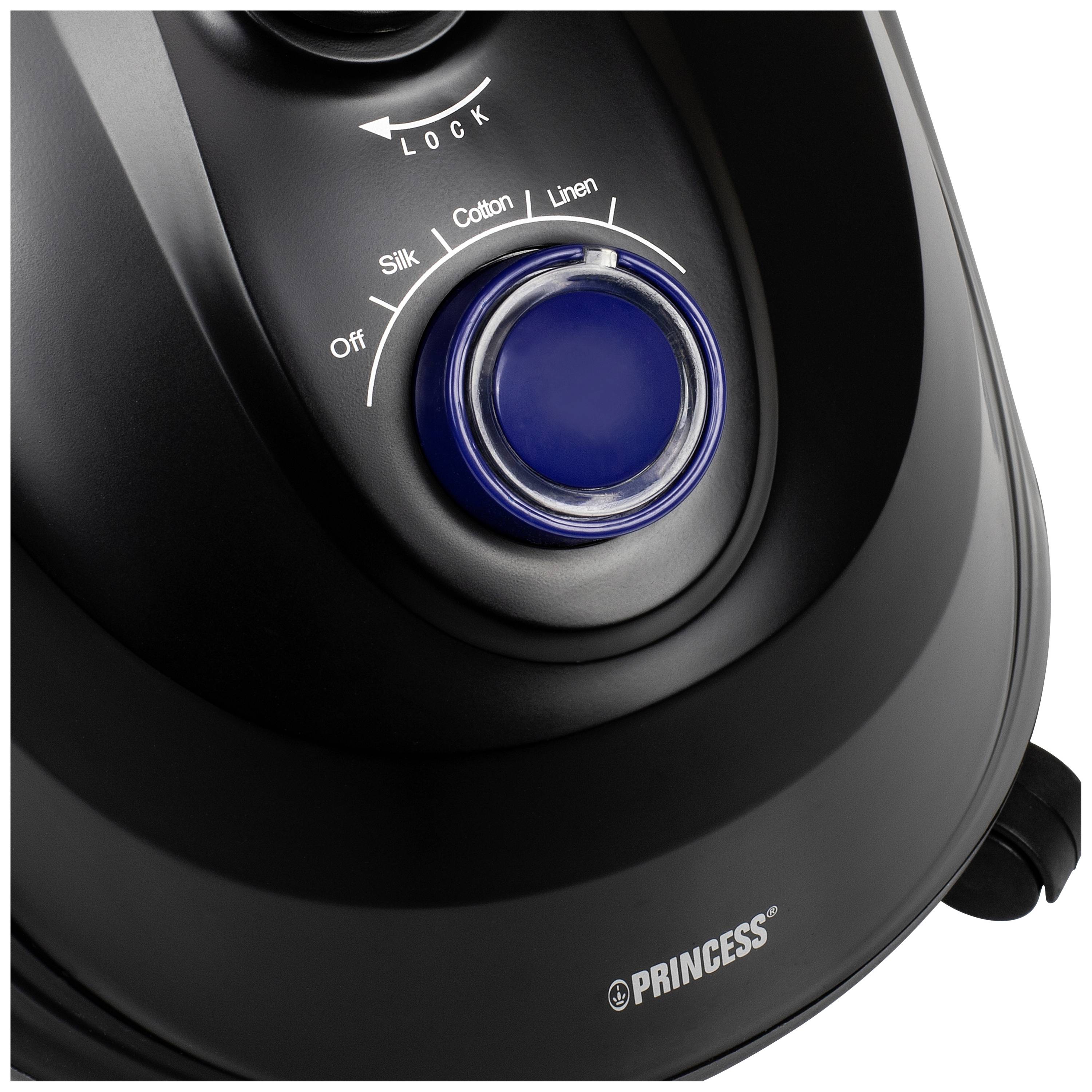 Princess 332848 Hemdenbügler Schwarz 1800W