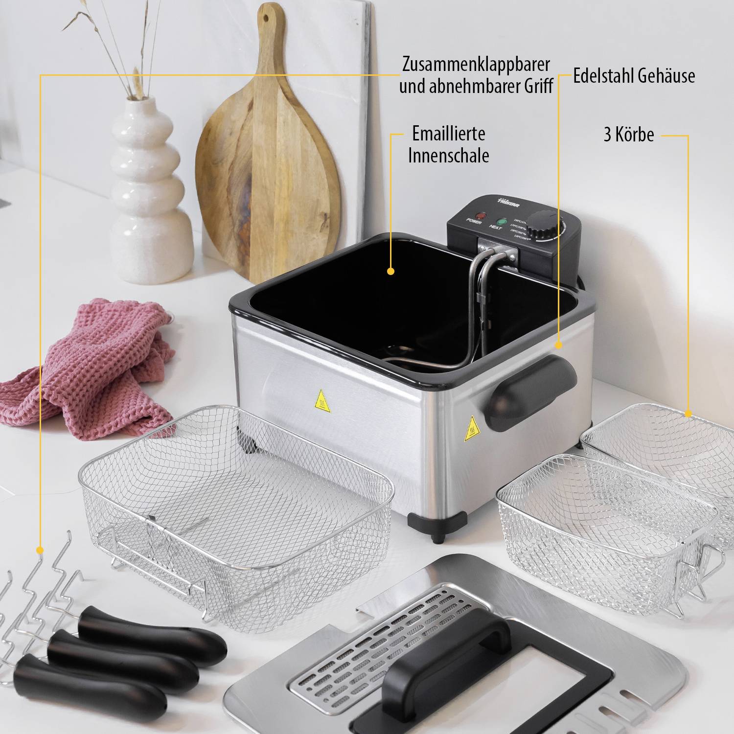 Tristar OV-3625 Minibackofen Heißluft-Funktion 28l