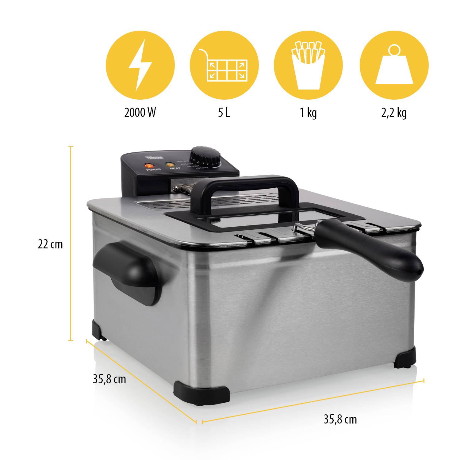 Tristar OV-3625 Minibackofen Heißluft-Funktion 28l