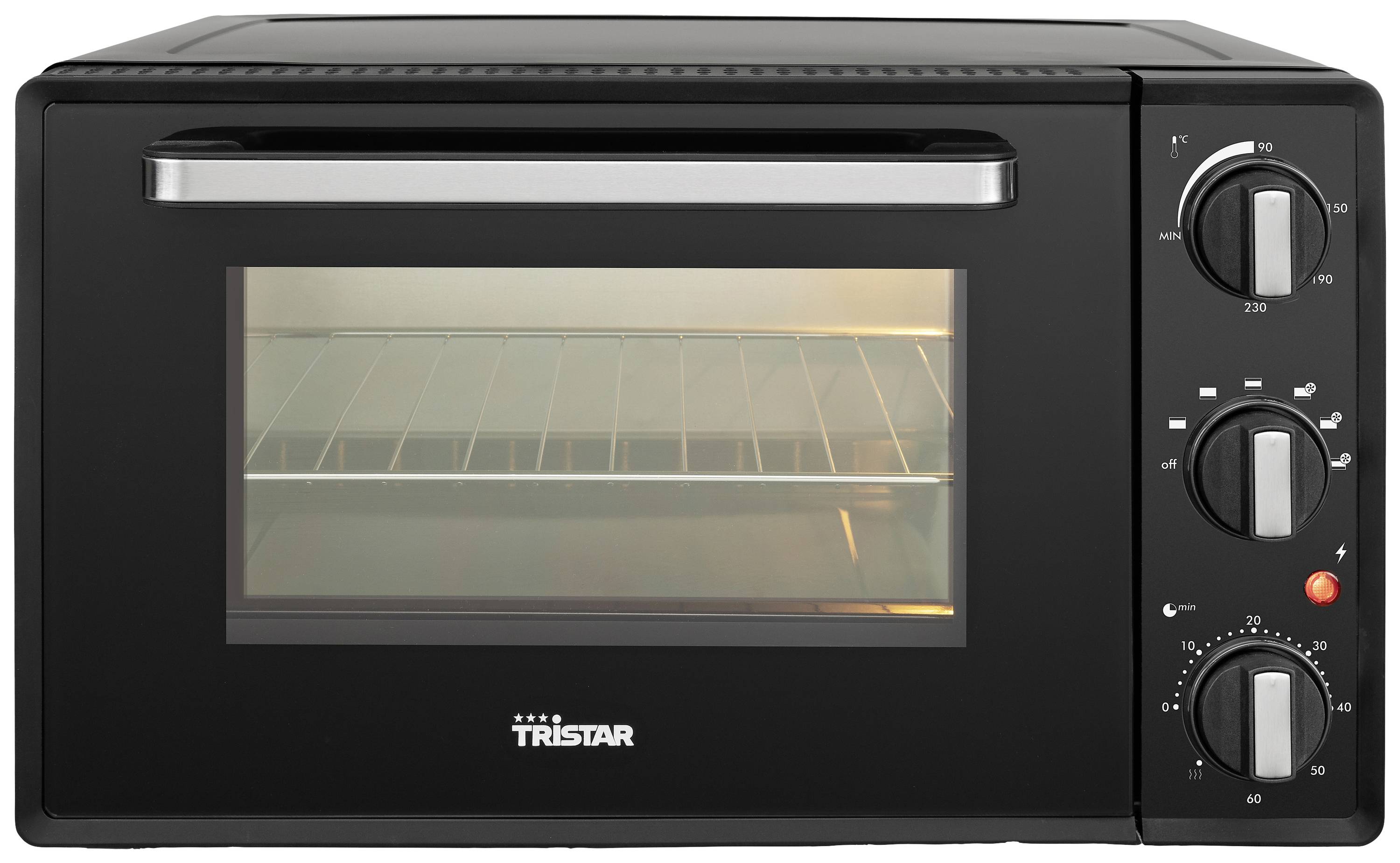 Tristar OV-3625 Minibackofen Heißluft-Funktion 28l