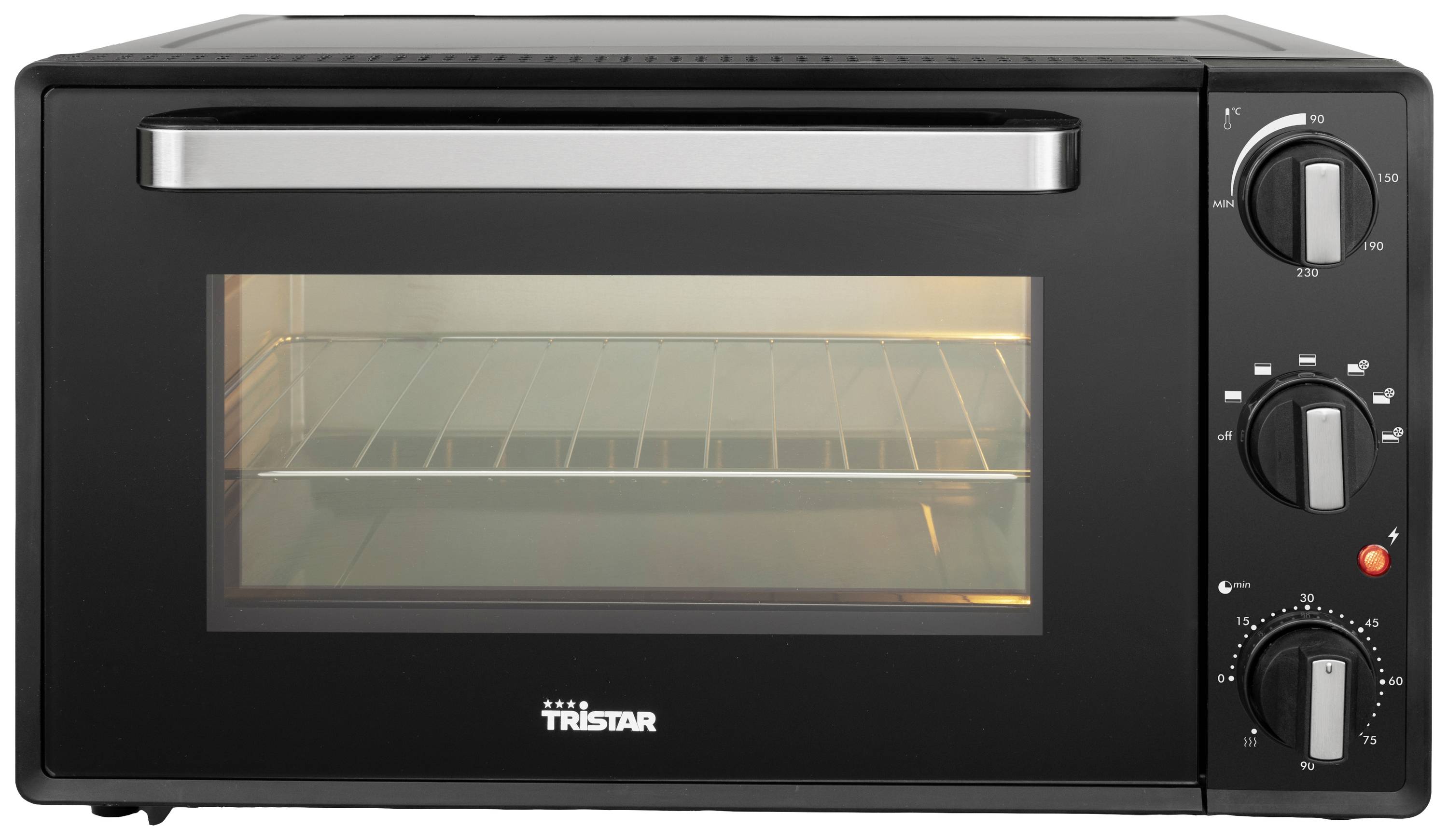 Tristar OV-3630 Minibackofen Heißluft-Funktion 38 l
