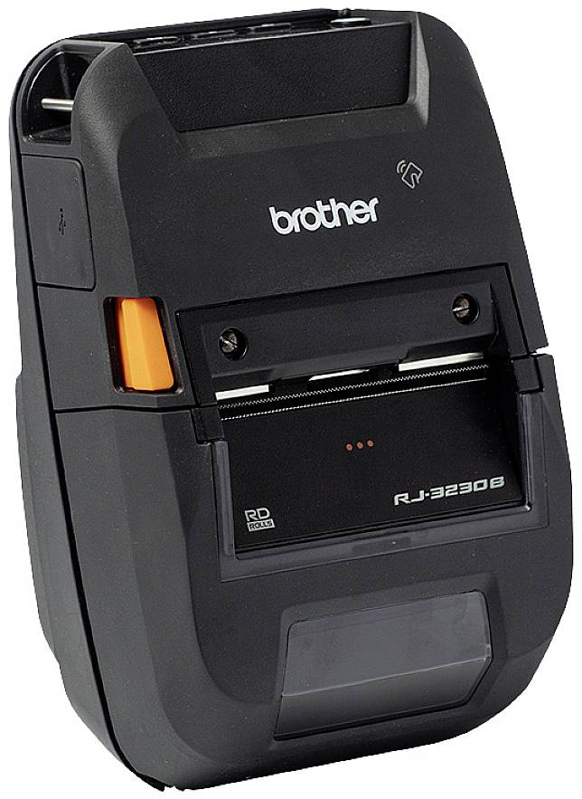 Brother RJ3230BLZ1 Etiketten-Drucker Thermodirekt 203 x 203 dpi Etikettenbreite (max.): 72mm Akku-Betrieb, Bluetooth®, NFC, USB