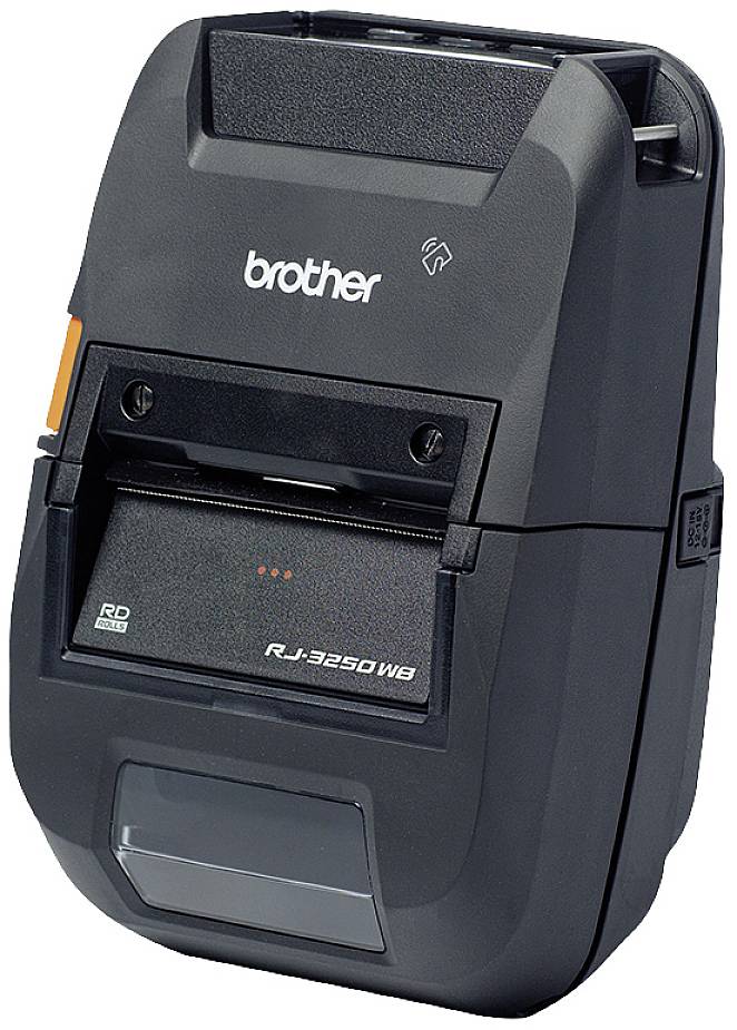 Brother RJ3250WBLZ1 Etiketten-Drucker Thermodirekt Etikettenbreite (max.): 72 mm Akku-Betrieb, WLAN, Bluetooth®, NFC, USB