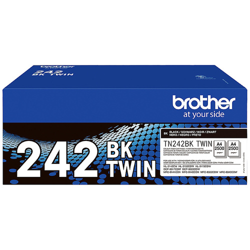 Brother Toner TN-242BKTWIN TN242BKTWIN Original Schwarz 2500 Seiten