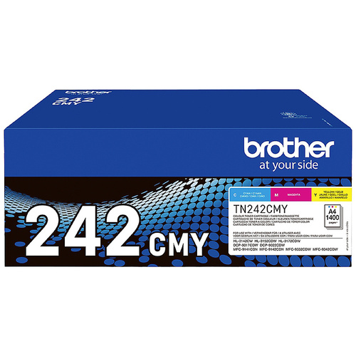 Brother Toner TN-242CMY Original Kombi-Pack Cyan, Magenta, Gelb 1400 Seiten TN242CMY