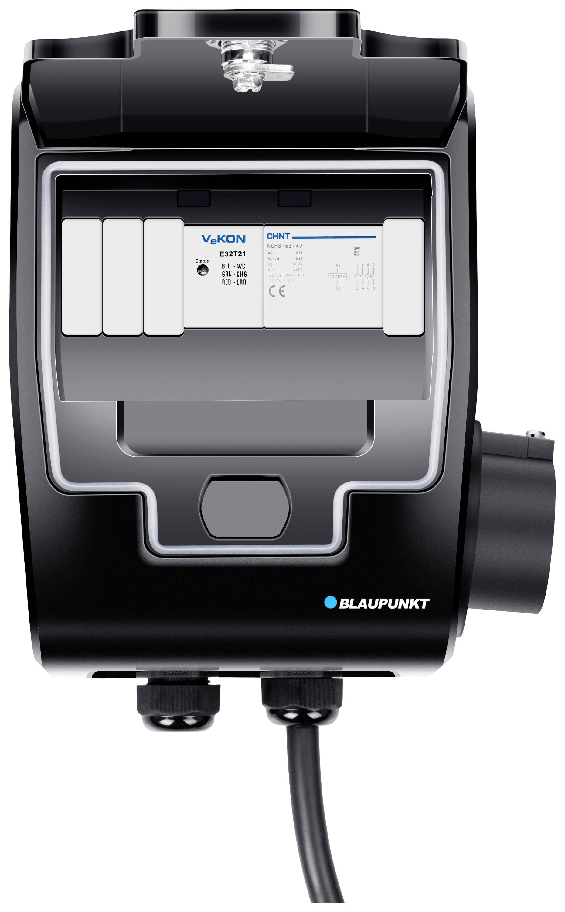 Blaupunkt AWB3P16AT2RCM Wallbox Typ 2 16A 11kW Schlüsselschalter