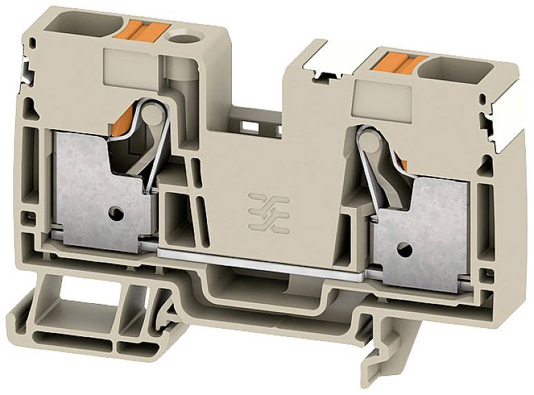 Weidmüller 2675000000 Durchgangsreihenklemme Push-In-Klemme, Steckanschluss Dunkelbeige 20St.