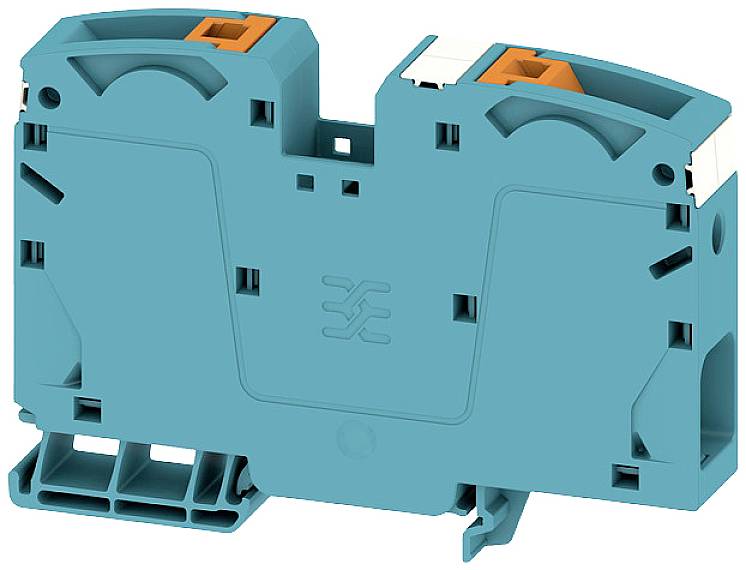 Weidmüller 2755890000 Durchgangsreihenklemme Push-In-Klemme, Steckanschluss Blau 10St.