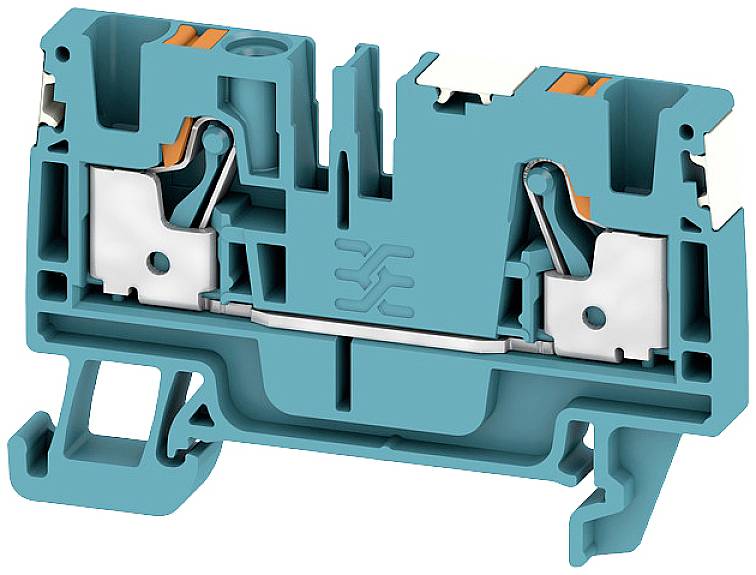 Weidmüller 2674790000 Durchgangsreihenklemme Push-In-Klemme, Steckanschluss Blau 100St.